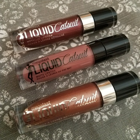 Wet N Wild Megalast Liquid Catsuits Lot Of 3